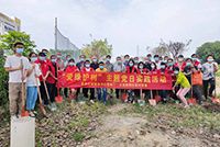 爱树护绿 共建绿色家园——新澳彩（中国）新澳彩党支部参加大龙街道党委组织